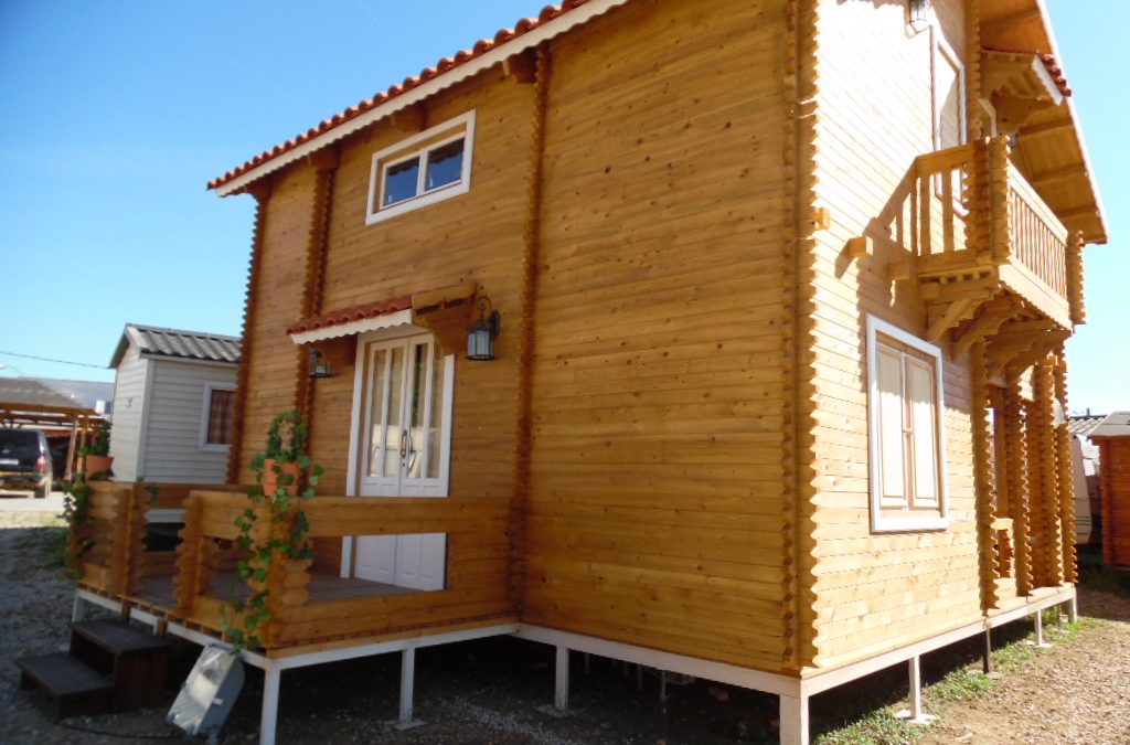 Casa de madera Sevilla nueva a estrenar de 40 m2 de 2 plantas-