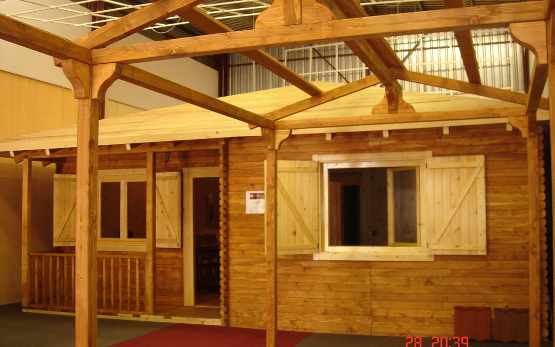 Casa de madera Sevilla nueva a estrenar de 60 m2 – con tejado a 4 aguas.